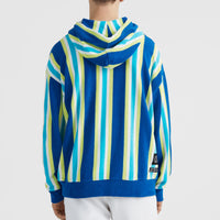 Brights Terry Hoodie | Blue Towel Stripe