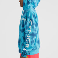 Oakes Hoodie | Bright Blue Tie Dye