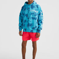 Oakes Hoodie | Bright Blue Tie Dye