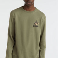 Torrey Crew Sweatshirt | Deep Lichen Green