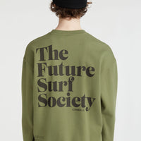 Future Surf Society Sweatshirt | Deep Lichen Green