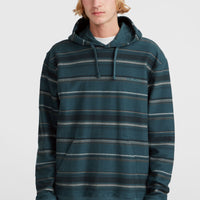 Bavaro Hoodie | Blue Ikat Stripe