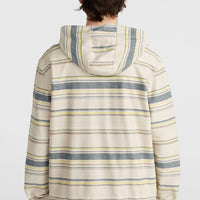 Bavaro Full-Zip Hoodie | Grey Vintage Stripe