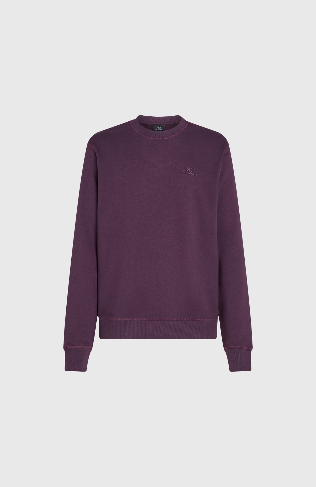 Small Logo Crew Sweatshirt | Aubergine