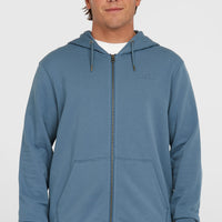 Small Logo Full Zip Hoodie | Copen Blue