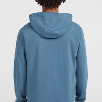 Small Logo Full-Zip Hoodie | Mozart Blue