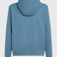 Small Logo Full-Zip Hoodie | Mozart Blue
