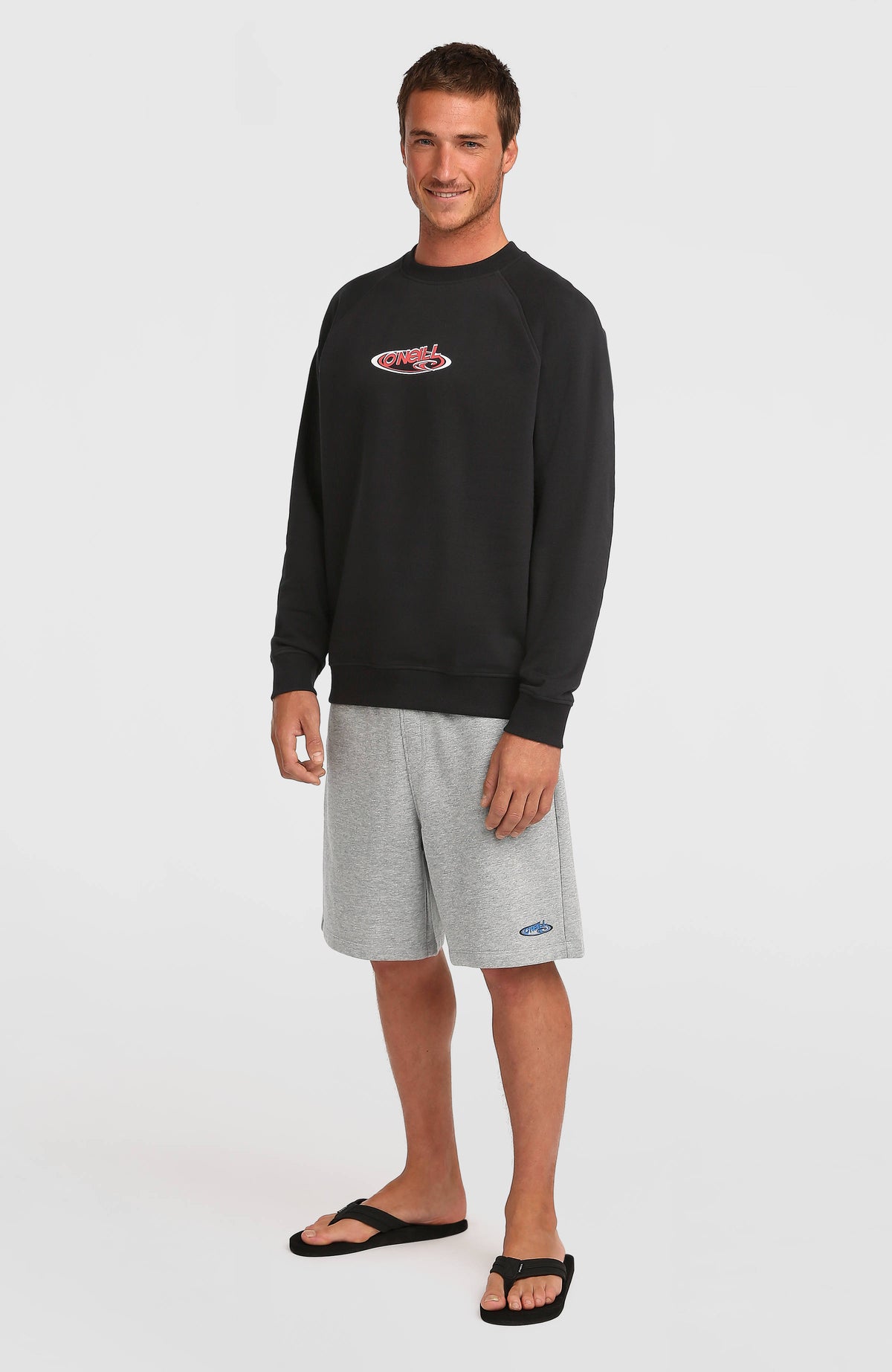 Essentials 90s Logo Crew Sweatshirt | Black Out