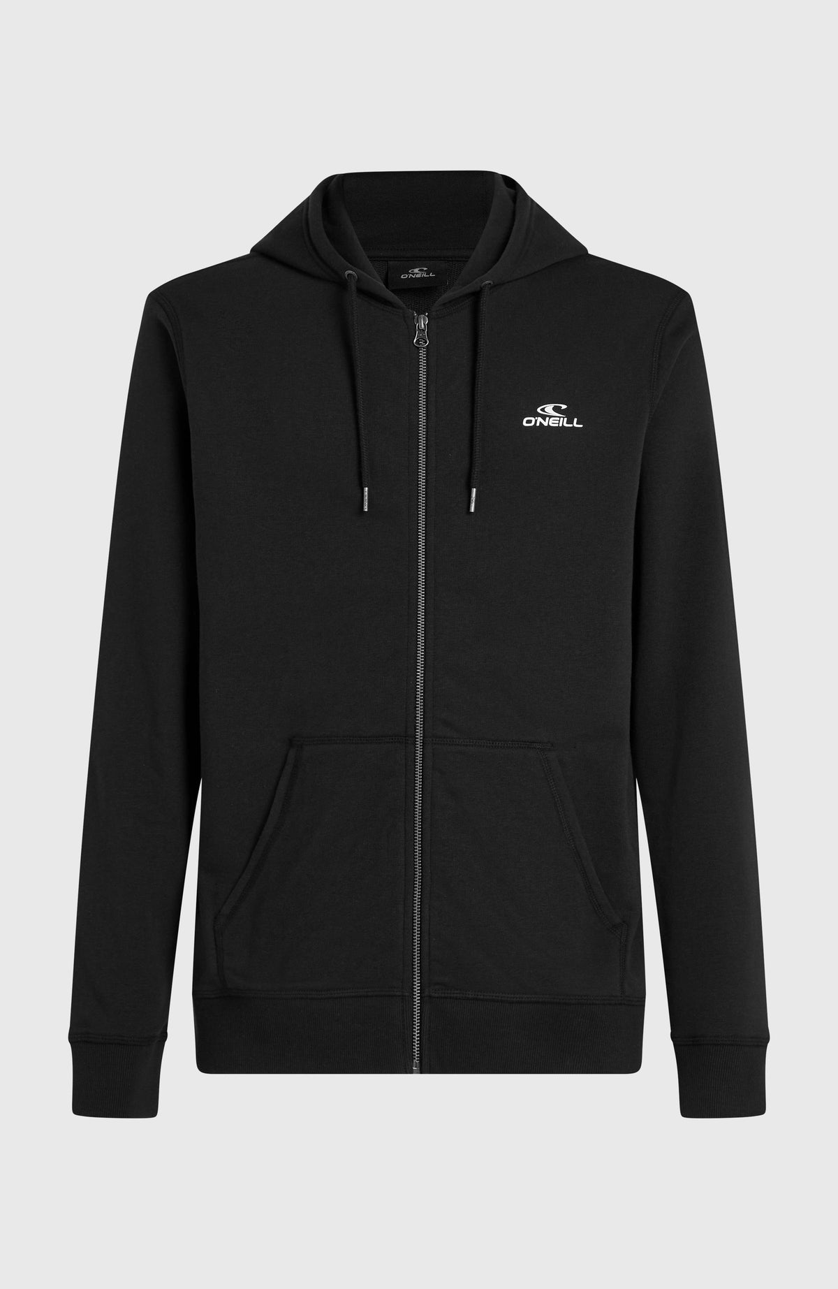 Small Logo Full-Zip Hoodie | Black Out
