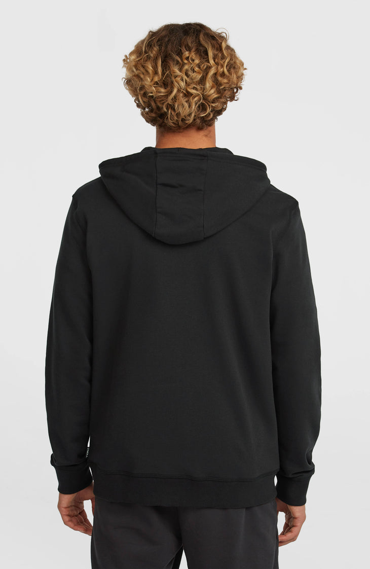 Small Logo Full-Zip Hoodie | Black Out