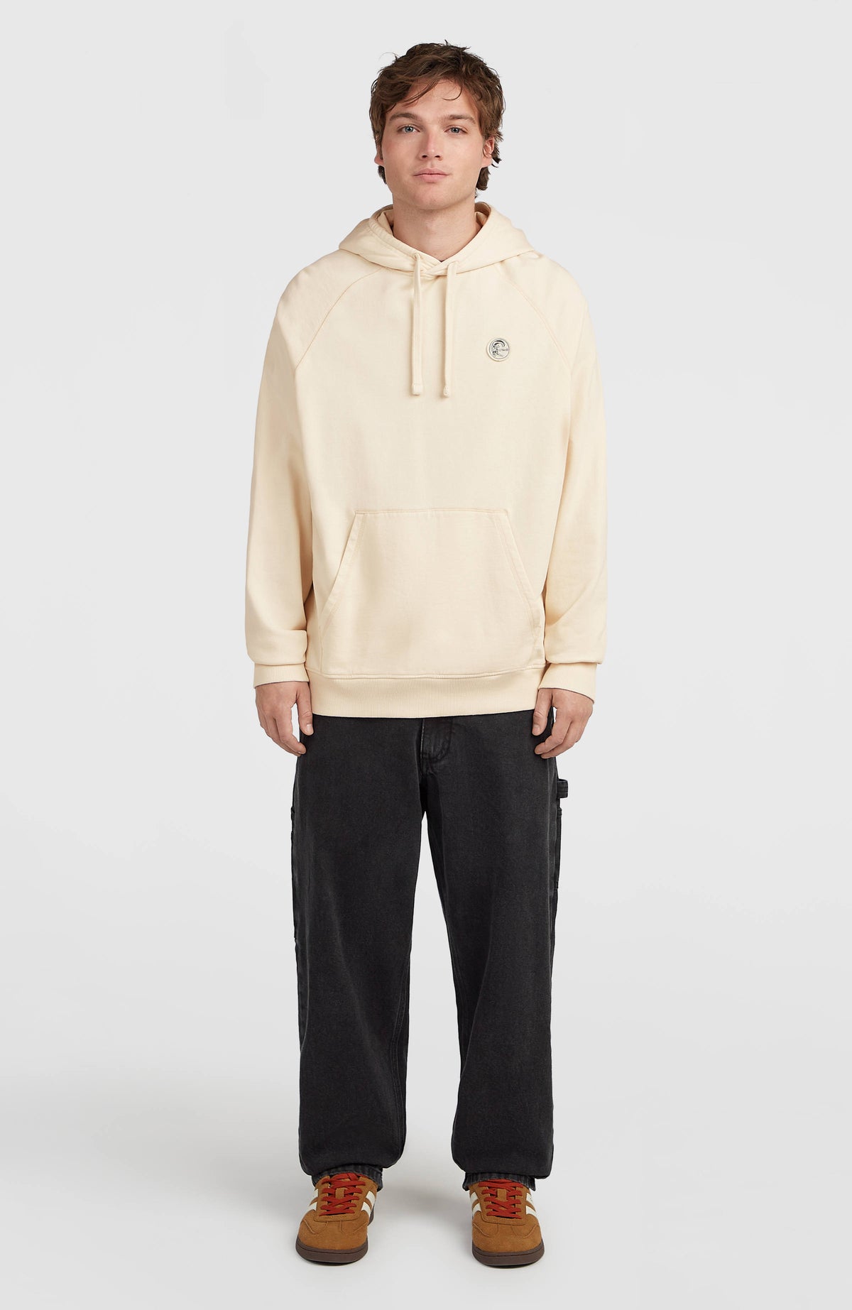 O'Riginals Badge Hoodie | Linen White