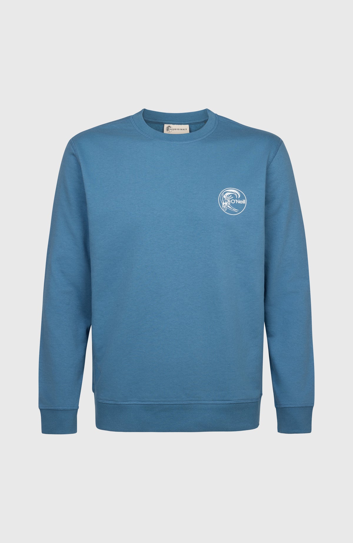 O'Riginals Chest Print Crew | Copen Blue