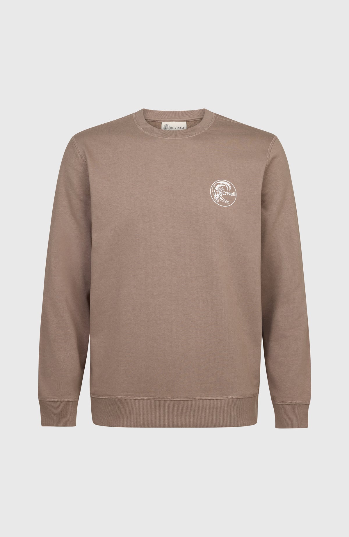 O'Riginals Chest Print Crew | Pure Cashmere