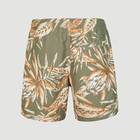 Cali Floral 16'' Swim Shorts | Deep Lichen Tonal Floral