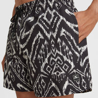 Cali Print 15'' Swim Shorts | Black Magic Carpet