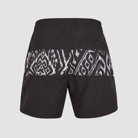 Cali Block 15'' Swim Shorts | Black Magic Carpet