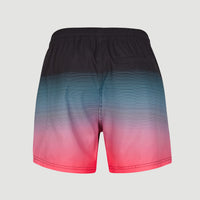 Cali Gradient 15'' Swim Shorts | Black Simple Gradient