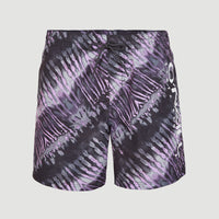 Cali Melting 16'' Swim Shorts | Grey Tie Dye