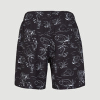 Cali Circle Surfer 16'' Swim Shorts | Black Circle Surfer