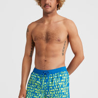 Scallop Neon 16'' Swim Shorts | Bright Blue Neon Lights