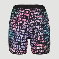 Scallop Neon 16'' Swim Shorts | Black Neon Lights