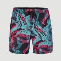 Cali Crazy 16'' Swim Shorts | Black Crazy Jack