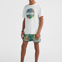 Scallop Ocean 16'' Swim Shorts | Blue Comic Seaweed