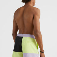 Wilder Colourblock 16'' Swim Shorts | Sunny Lime Colour Block