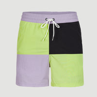 Wilder Colourblock 16'' Swim Shorts | Sunny Lime Colour Block