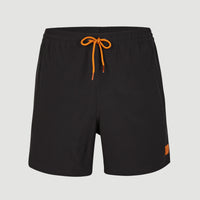 Cali Tape 15'' Swim Shorts | Black Out