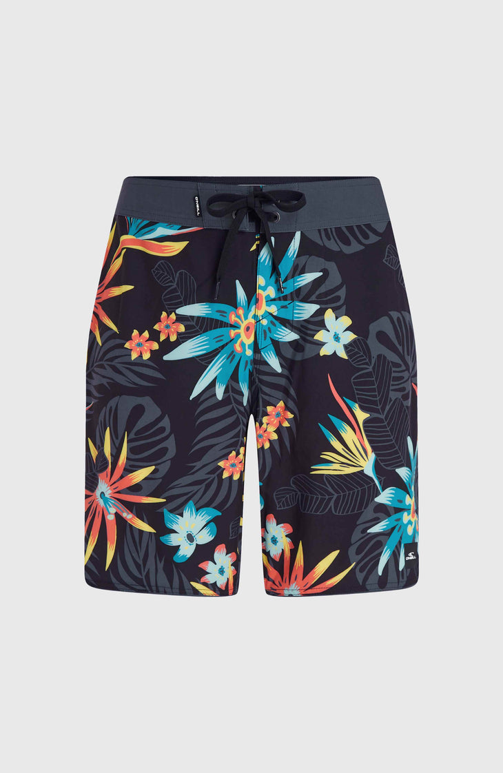 Hyperfreak Mysto Scallop 19'' Boardshorts | Black Mysto Scallop