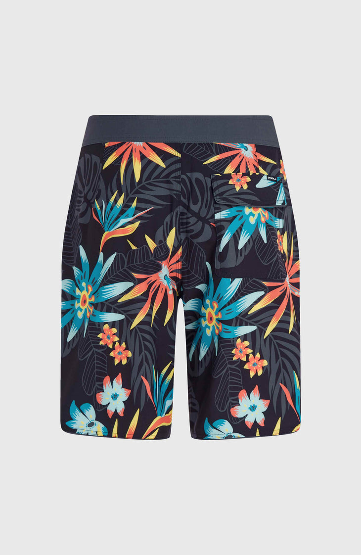 Hyperfreak Mysto Scallop 19'' Boardshorts | Black Mysto Scallop