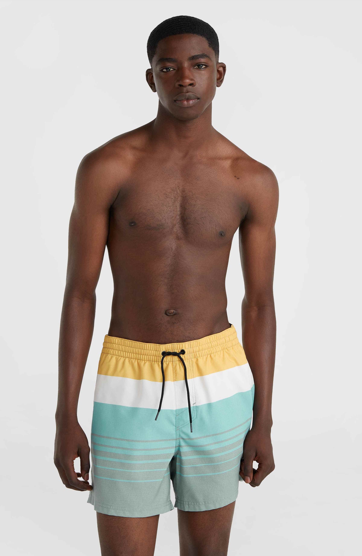 Mix and Match Cali Print 15'' Swim Shorts | Green Mix&Match Panel Print