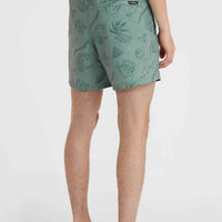 Mix and Match Cali Print 15'' Swim Shorts | Green Vintage Surfer