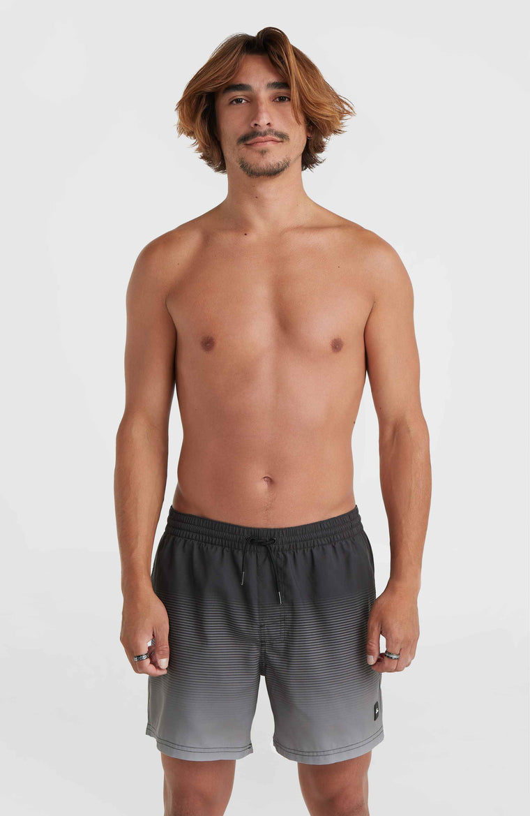 Jack O'Neill Cali Gradient 15'' Swim Shorts | Black Simple Gradient B Panel