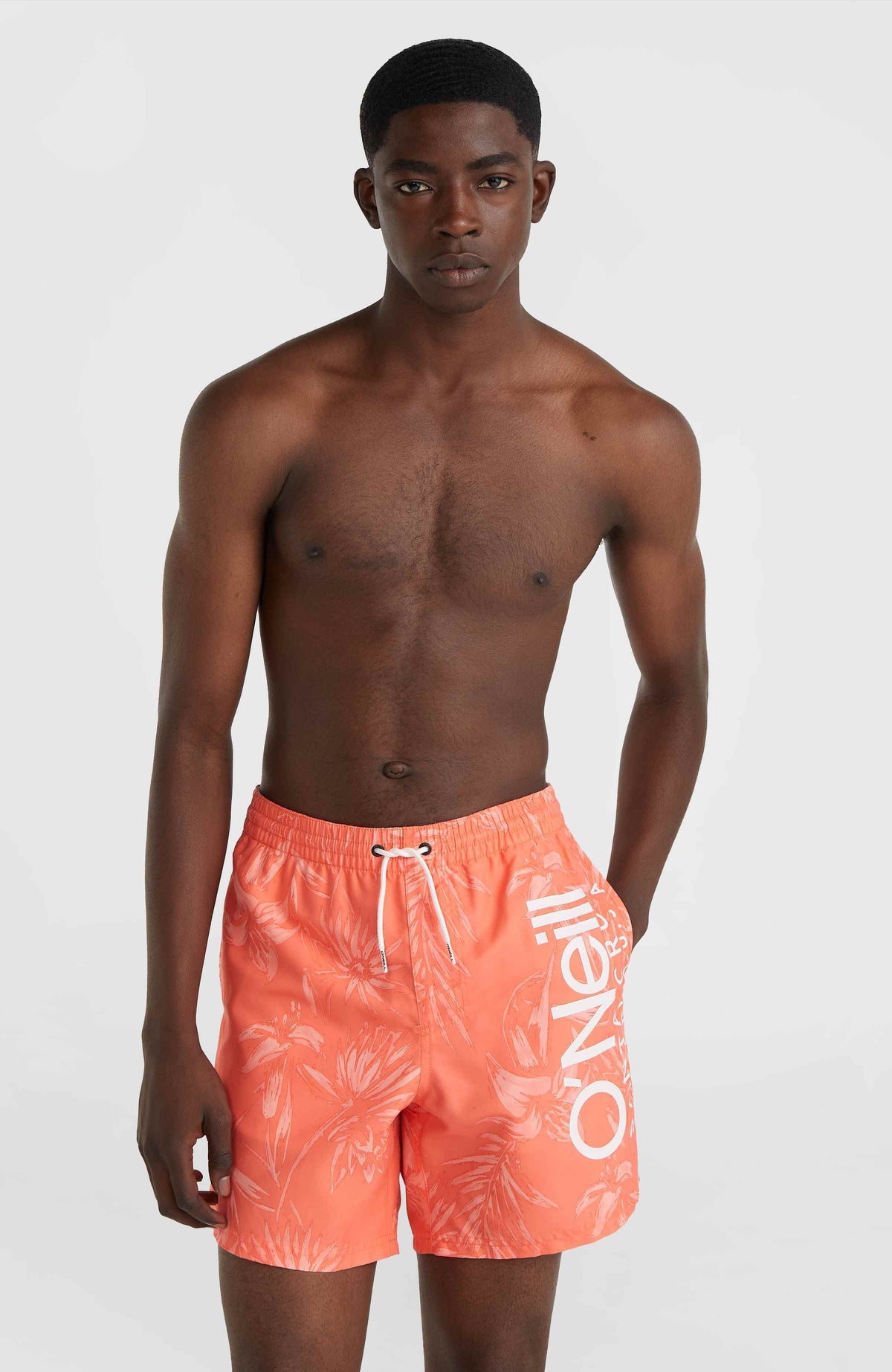 Mix and Match Cali 16 Swim Shorts Living Coral Tonal Tropicana O Neill