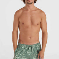 Mix and Match Cali 16'' Swim Shorts | Green Tonal Tropicana