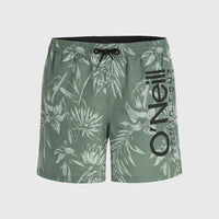 Mix and Match Cali 16'' Swim Shorts | Green Tonal Tropicana