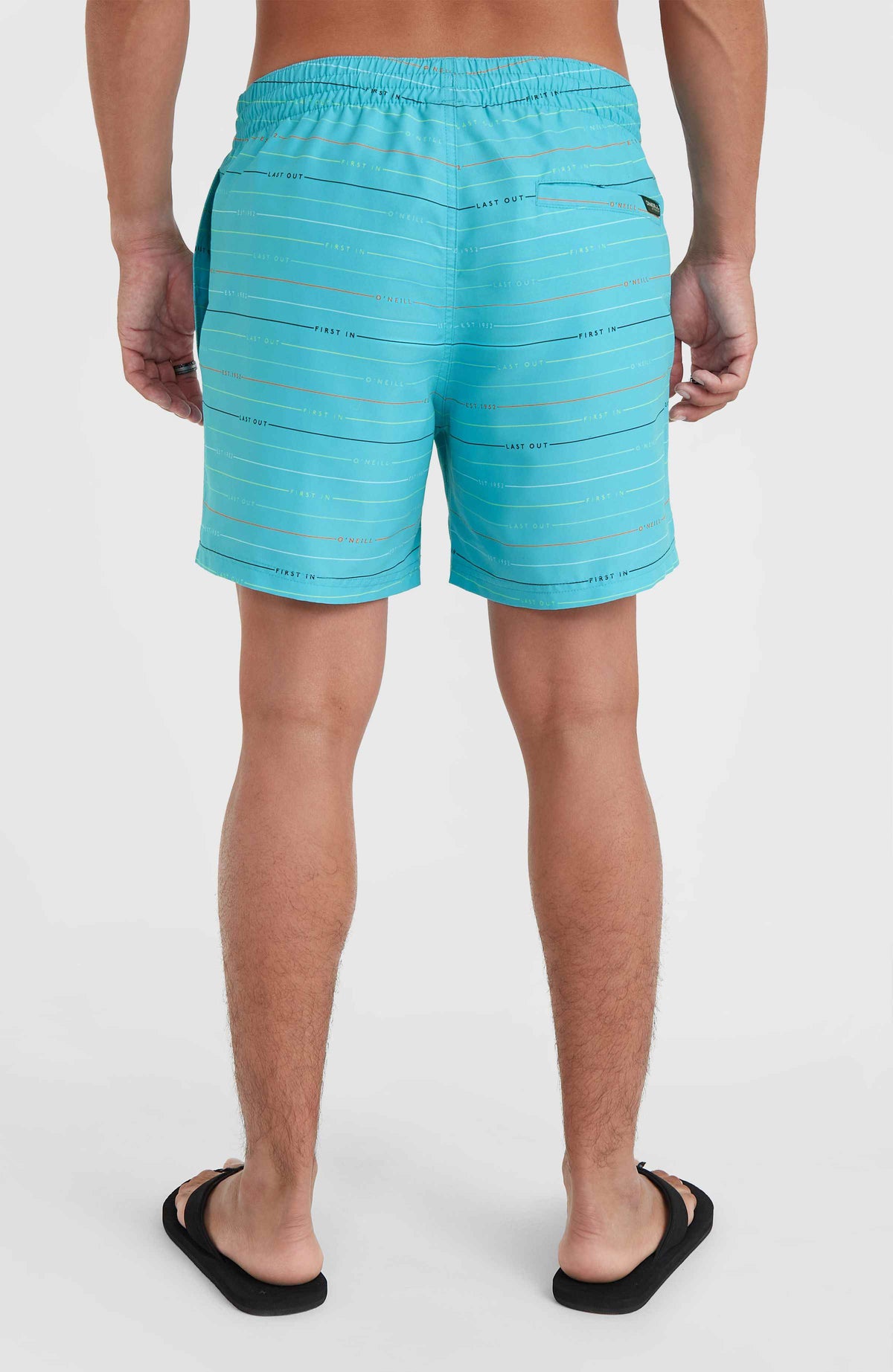 Jack O'Neill Cali First 15'' Swim Shorts | Blue First Name Stripe