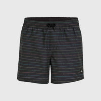 Jack O'Neill Cali First 15'' Swim Shorts | Black First Name Stripe