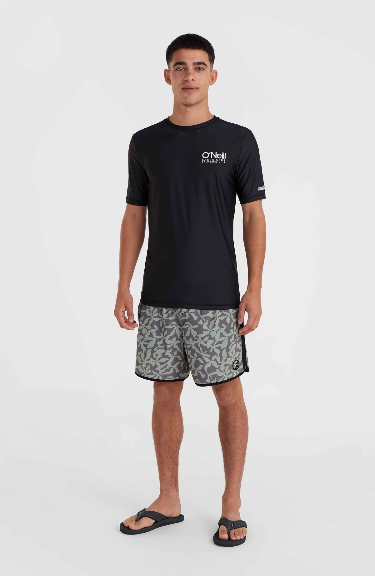 O'Riginals Scallop 16'' Swim Shorts | Green Seagrass
