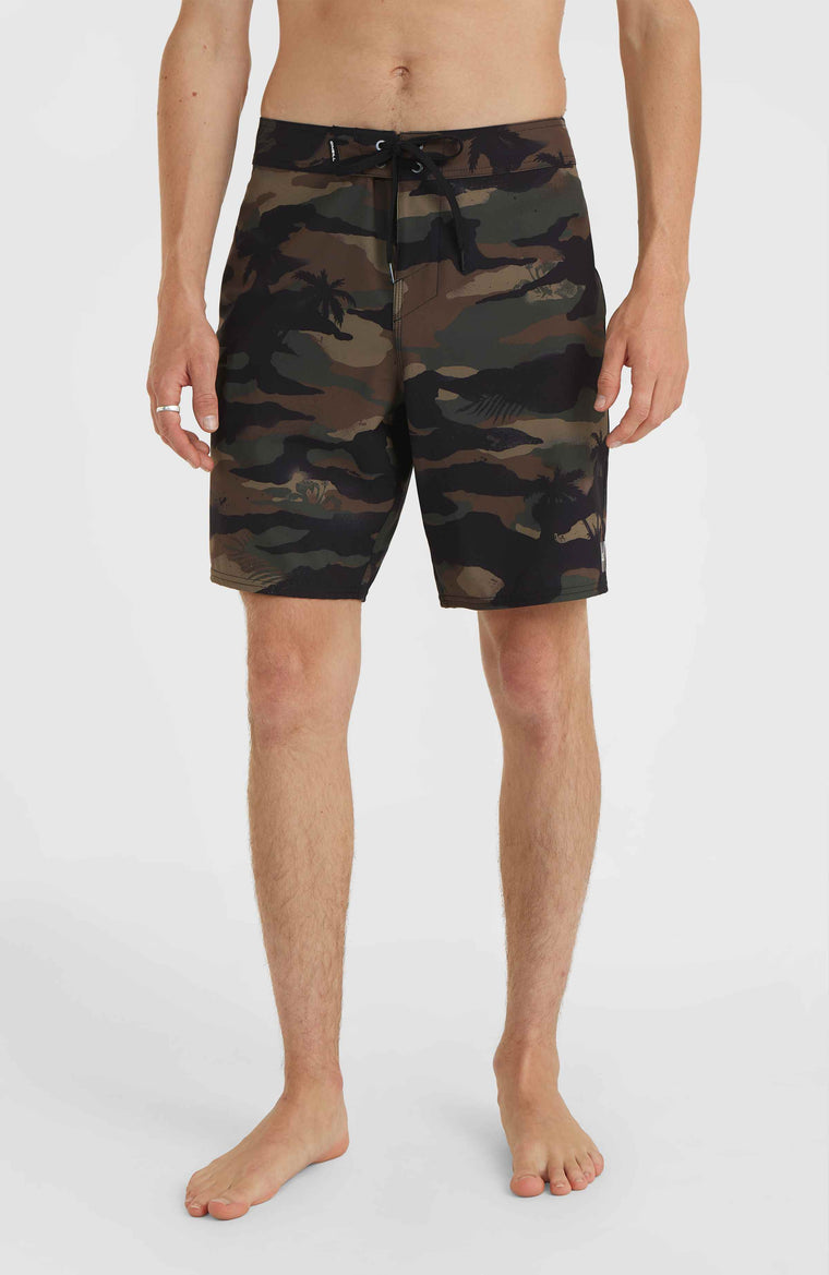 Hyperfreak Heat Camo 19'' Boardshorts | Green Heat Camo
