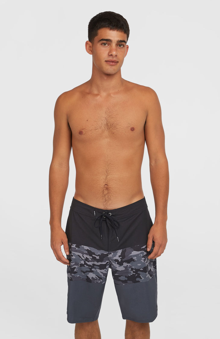 Hyperfreak Heat Block 21'' Boardshorts | Black Camo Heat Block