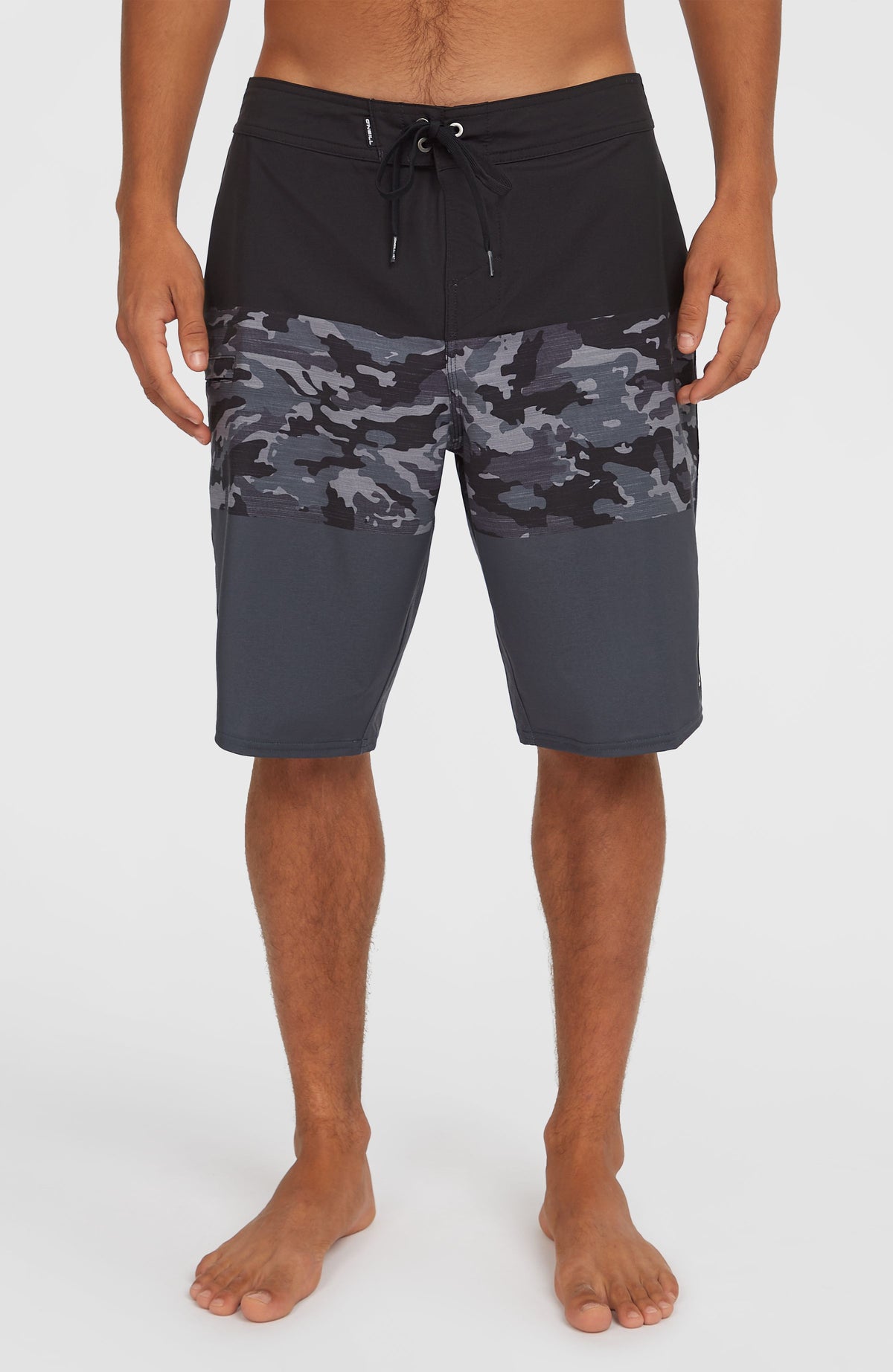 Hyperfreak Heat Block 21'' Boardshorts | Black Camo Heat Block