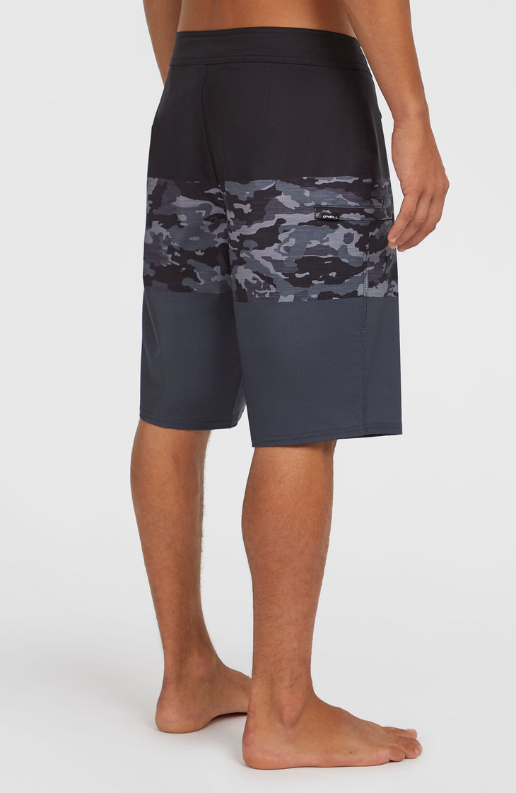 Hyperfreak Heat Block 21'' Boardshorts | Black Camo Heat Block