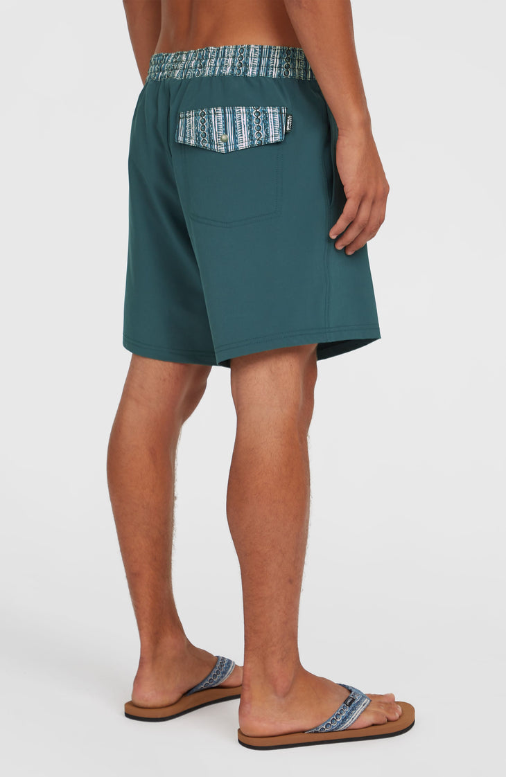 Pocket Print 16'' Swim Shorts | Alma Steel