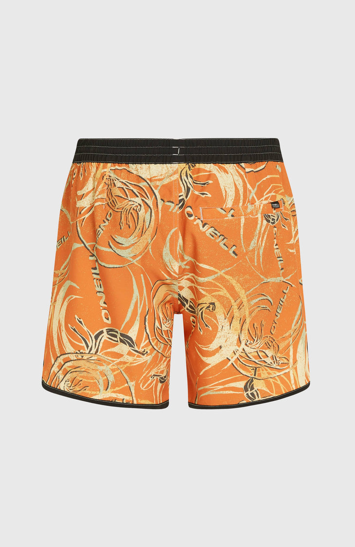 O'Riginals Scallop 16'' Swim Shorts | Orange Originals