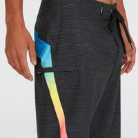 Superfreak 20'' Boardshorts | Black Multi Colour Panel