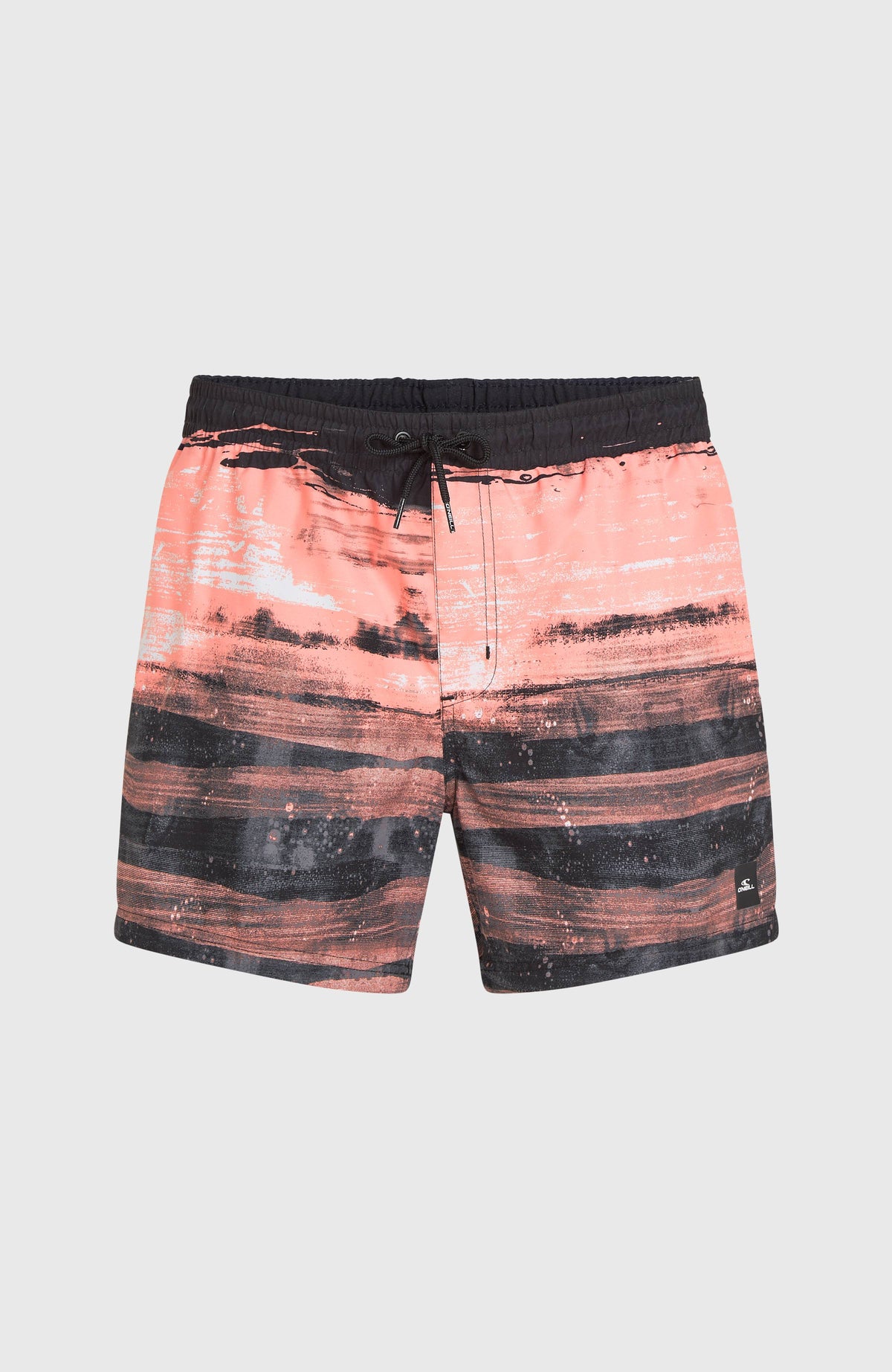 Cali Gradient 15'' Swim Shorts | Coral Melted Texture