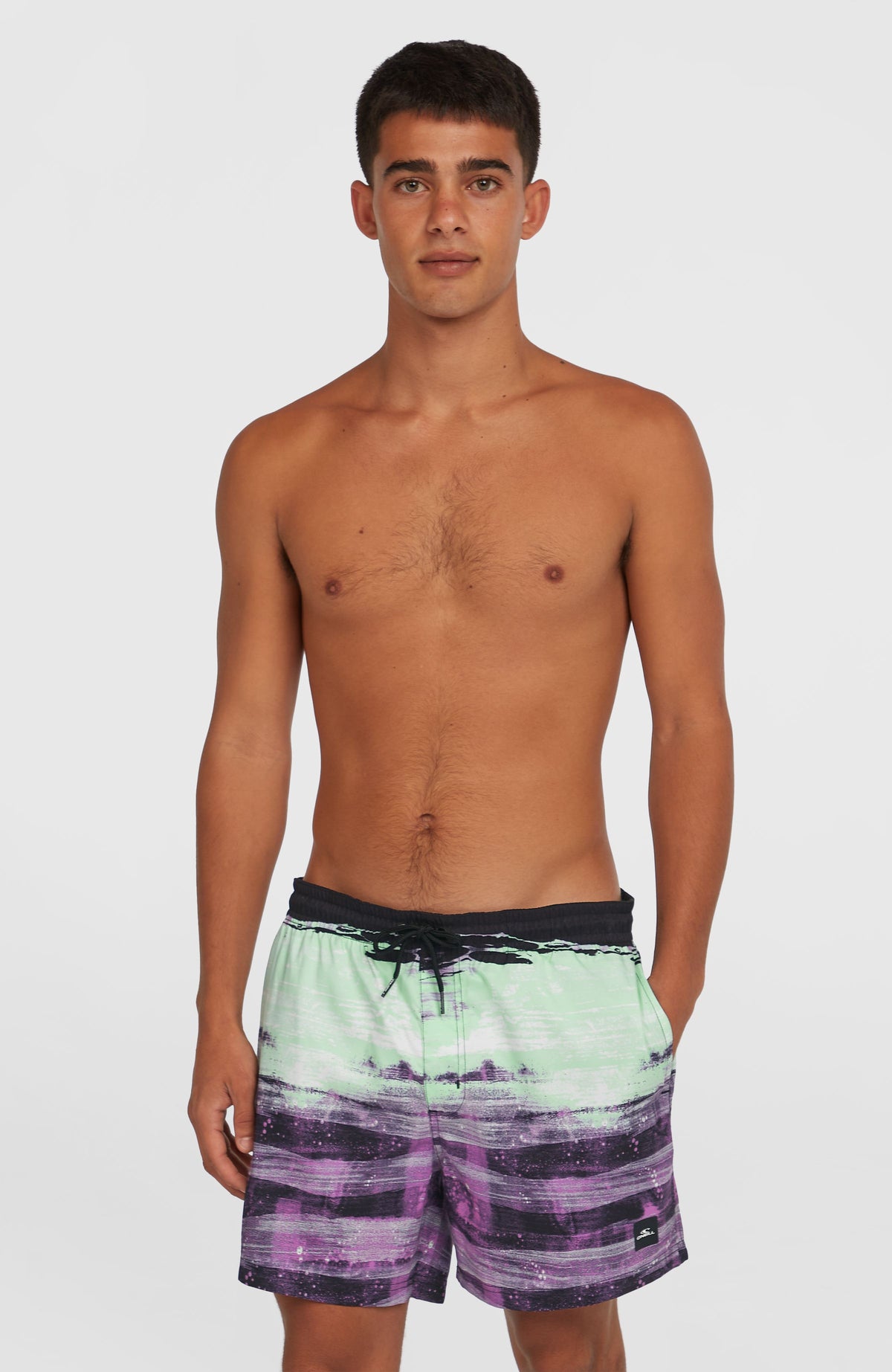 Cali Gradient 15'' Swim Shorts | Purple Melted Texture